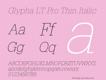 Glypha LT Pro Thin