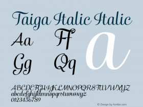 Taiga Italic