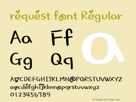 request font