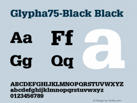 Glypha75-Black
