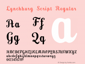 Lynchburg Script