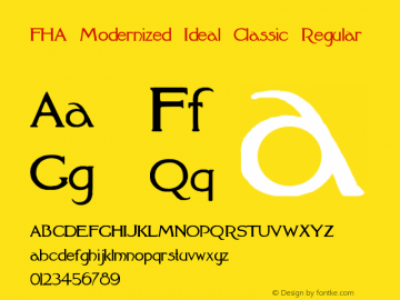 FHA Modernized Ideal Classic