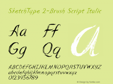 SketchType 2-Brush Script