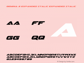 Gemina 2 Expanded Italic