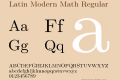 Latin Modern Math