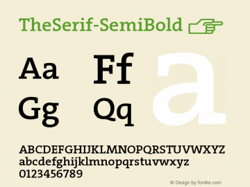 SweiB2SerifCJKsc-SemiBold-Font Family Search-Fontke.com