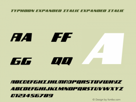 Typhoon Expanded Italic