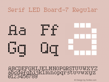 Serif LED Board-7