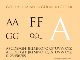 Goudy Trajan Regular
