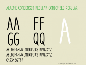 Aracne Condensed Regular