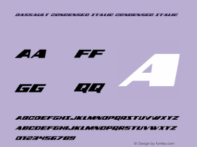 Dassault Condensed Italic