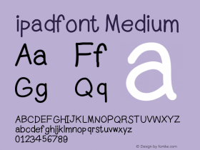 Ipadfont