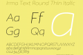 Irma Text Round Thin