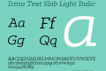 Irma Text Slab Light