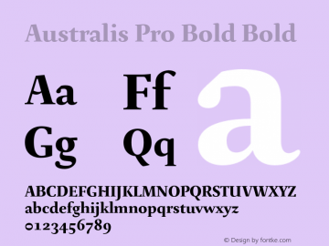 Australis Pro Bold