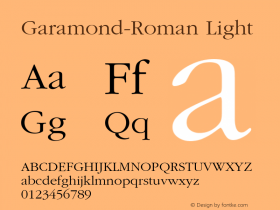 Garamond-Roman