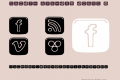 SOCIAL OUTLINE ICONS