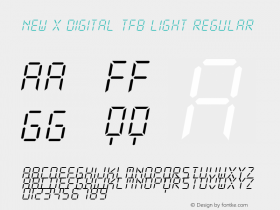 New X Digital tfb Light