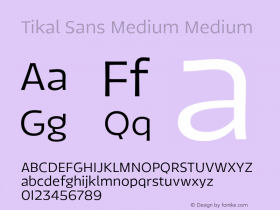 Tikal Sans Medium