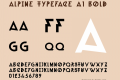 Alpine Typeface A1