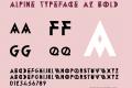 Alpine Typeface A2