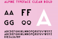 Alpine Typeface Clean