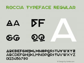 Roccia Typeface