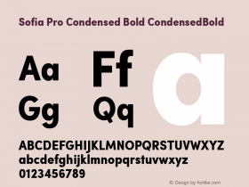 Sofia Pro Condensed Bold