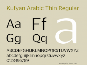Kufyan Arabic Thin