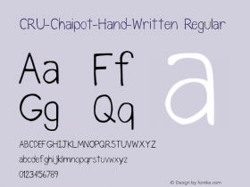 CRU-Chaipot-Hand-Written