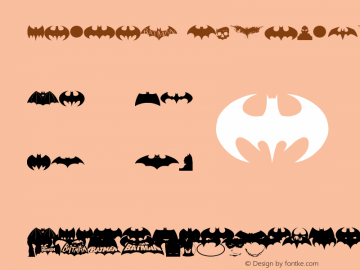 Batman Evolution Logo Font