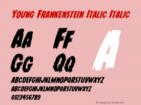 Young Frankenstein Italic