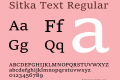 Sitka Text