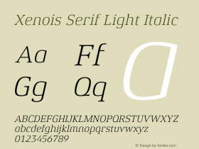 Xenois Serif Light