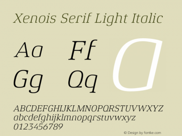 Xenois Serif Light