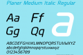 Planer Medium Italic