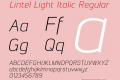 Lintel Light Italic