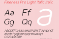 Fineness Pro Light Italic