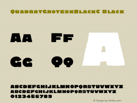 QuadratGroteskBlackC