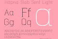 Hapna Slab Serif