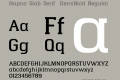 Hapna Slab Serif DemiBold