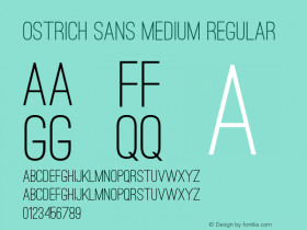 Ostrich Sans Medium