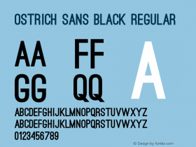 Ostrich Sans Black