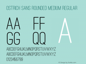 Ostrich Sans Rounded Medium