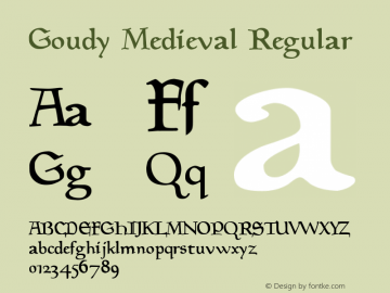 Goudy Medieval