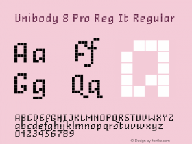 Unibody 8 Pro Reg It