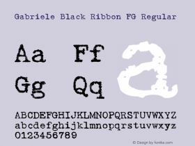 Gabriele Black Ribbon FG