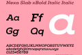 Nexa Slab xBold Italic