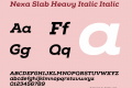 Nexa Slab Heavy Italic