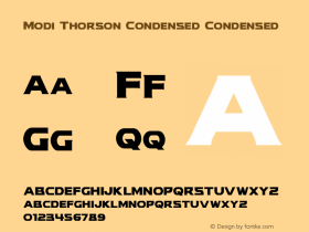 Modi Thorson Condensed